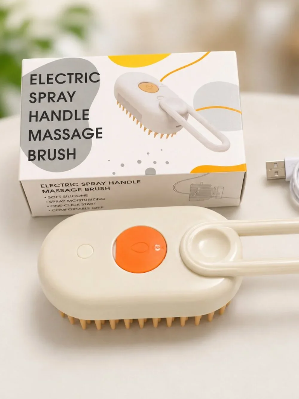 Pet electric Spray Handle massage Brush